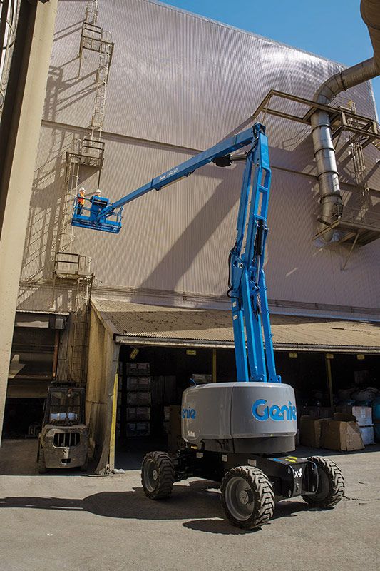 z 6240 articulating boom lift rental genie