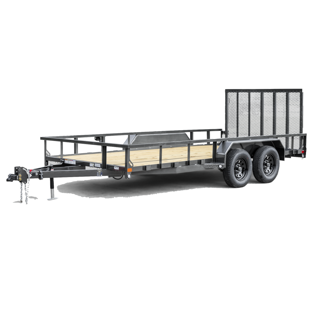 16 ft. Flatbed Utility Trailer - 9,000 lb GVWR