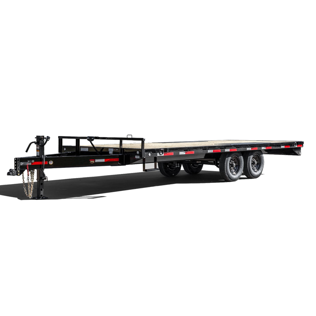 18 ft. Flatbed Trailer - 15,000 lb GVWR Deckover