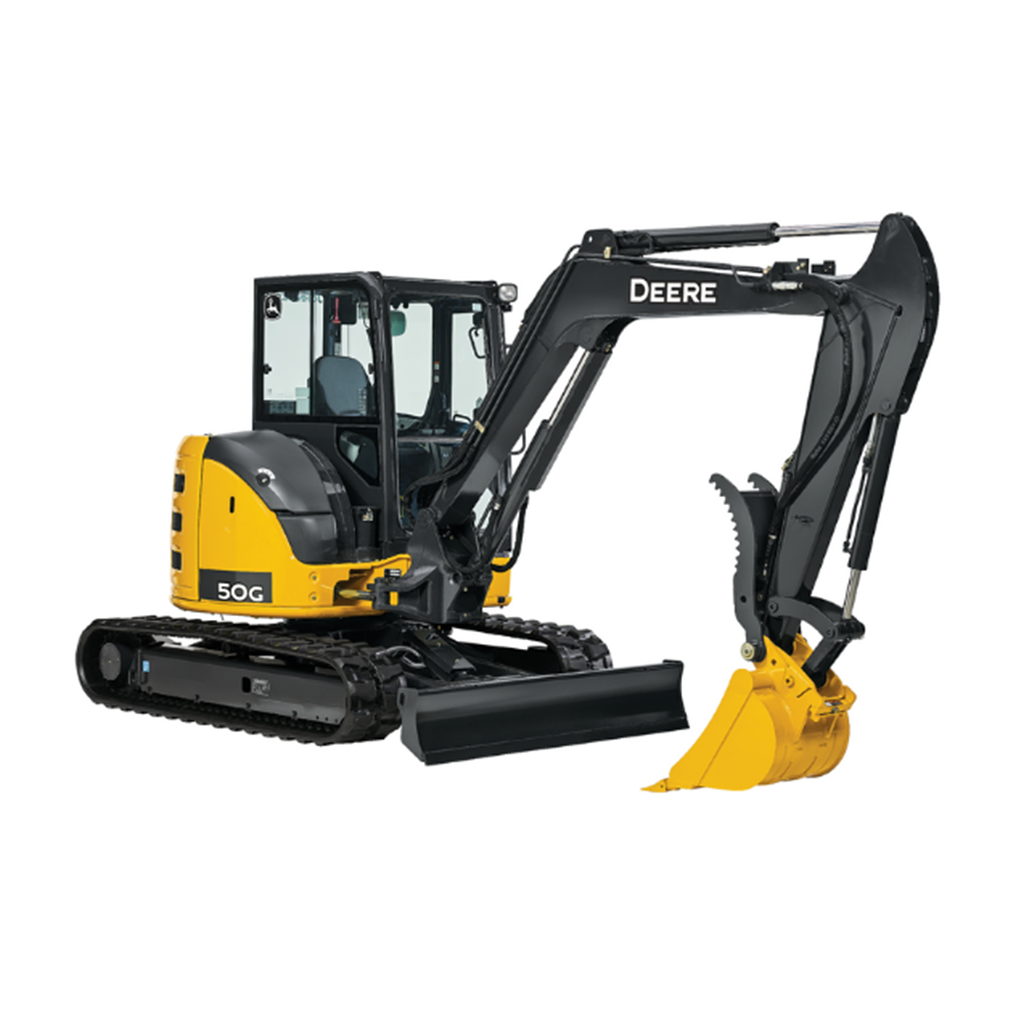 Mini Excavator 10,000 lb - John Deere 50G
