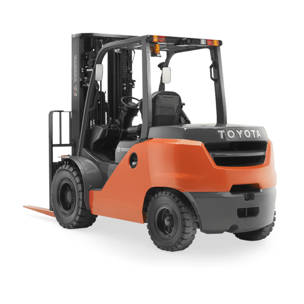 8,000 lb. Warehouse Forklift - Toyota 8FD40U