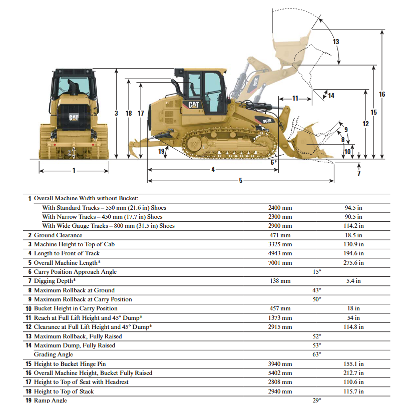 crawler track loader rental