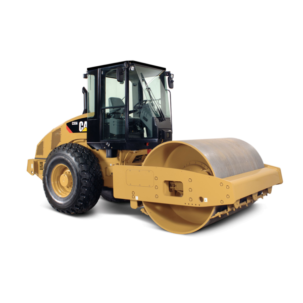 cat-cs56-vibratory-compactor-smooth-drum-rental